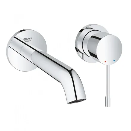 Смеситель для умывальника Grohe Essence New M-Size, монтаж со стены, наружная часть, хром