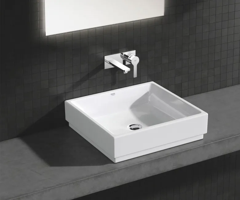 Смеситель для умывальника Grohe Lineare New, на 2 отверстия, наружная часть, M-Size, хром (19409001) Фото - 2