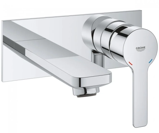 Змішувач для умивальника Grohe Lineare New, на 2 отвори, зовнішня частина, M-Size, хром (19409001)