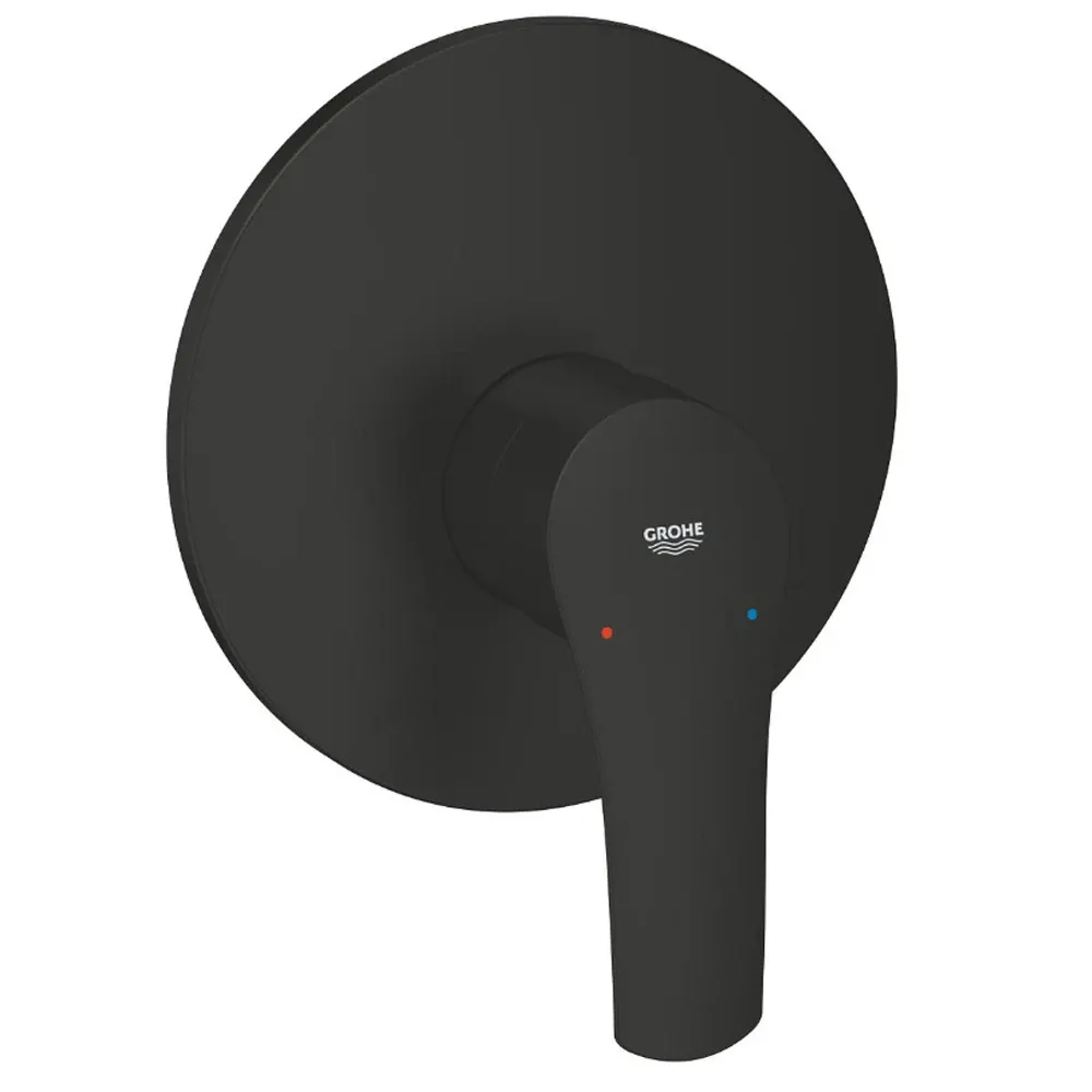 Змішувач для душу Grohe Eurosmart New прихованого монтажу, чорний матовий (194512433)