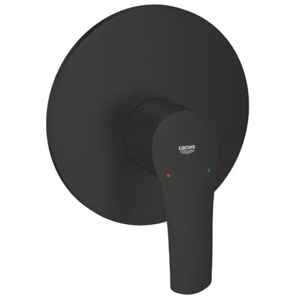 Змішувач для душу Grohe Eurosmart New прихованого монтажу, чорний матовий (194512433)