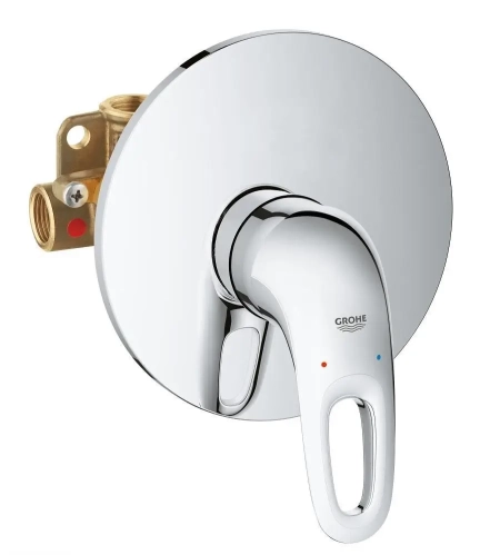 Смеситель для душа скрытого монтажа (наружная часть) Grohe EUROSTYLE, хром (19507003)