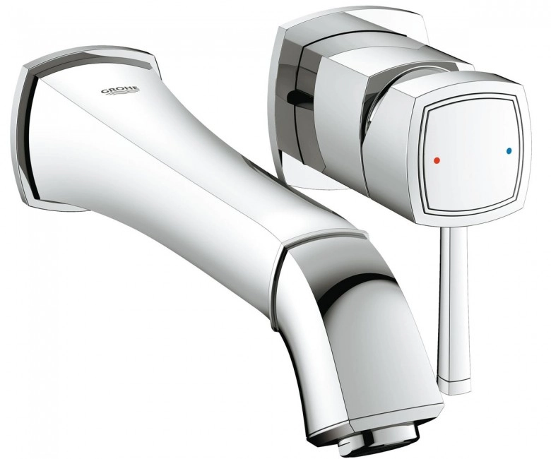 Смеситель для умывальника Grohe Grandera M-Size на два отверстия 234 мм, хром (19930000)