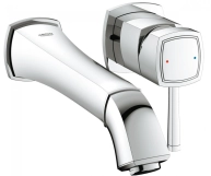 Смеситель для умывальника Grohe Grandera M-Size на два отверстия 234 мм, хром (19930000)