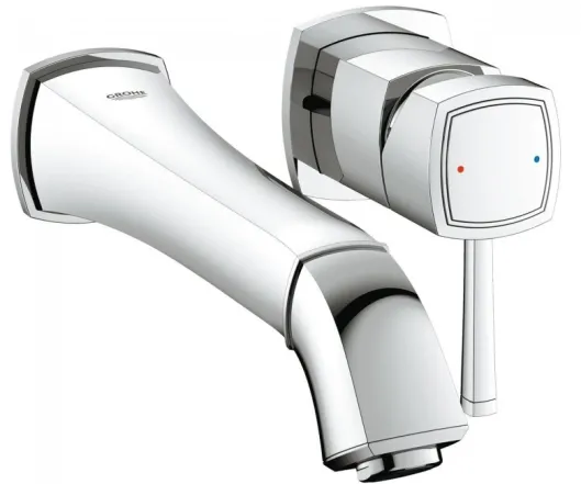 Змішувач для умивальника Grohe Grandera M-Size на два отвори 234 мм, хром (19930000)