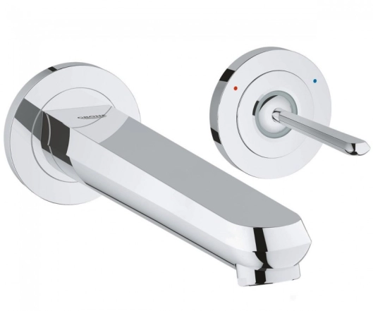 Смеситель для раковины на два отверстия Grohe Eurodisc Joy L-size (19969000)