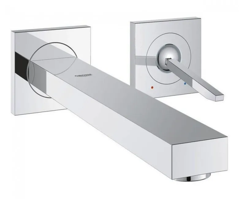 Смеситель для умывальника Grohe Eurocube Joy настенный монтаж на 2 отверстия, 230 мм, хром (19998000)