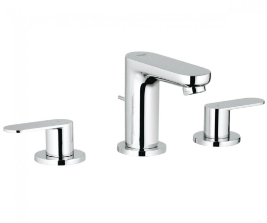 Змішувач на умивальник на три отвори Grohe Eurosmart Cosmo (20187000)