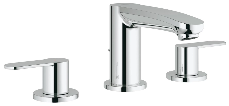 Змішувач для раковини Grohe Eurostyle Cosmopolitan на 3 отвори, хром (20208002)