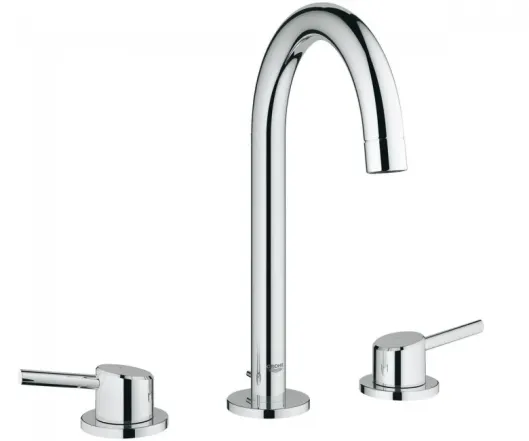 Смеситель для умывальника Grohe Concetto NEW на три отверстия с донным клапаном, хром (20216001)