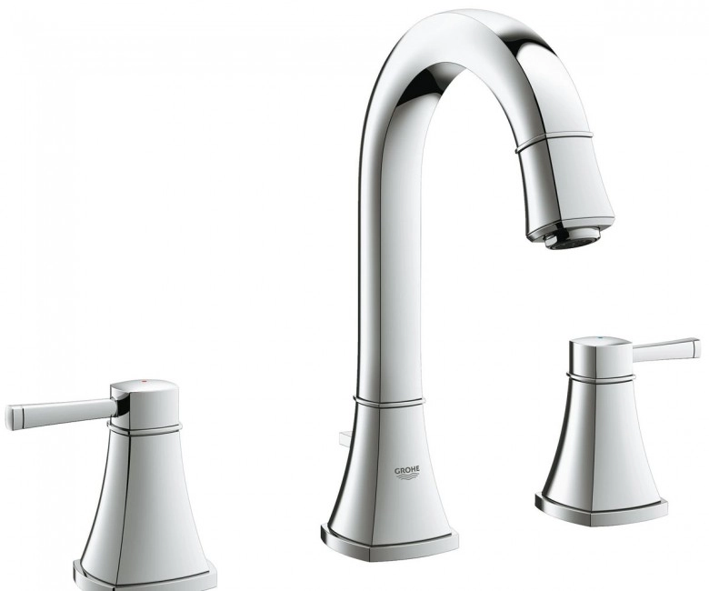 Змішувач для умивальника Grohe Grandera M-Size на 3 отвори, хром (20389000)