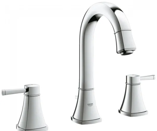 Змішувач для умивальника Grohe Grandera M-Size на 3 отвори, хром (20389000)