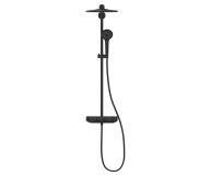 Душова система з термостатом Grohe Euphoria SmartControl 310 DUO Cube, чорний матовий (22120KF0) Фото - 2