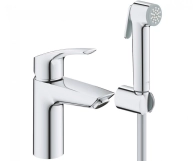 Змішувач для умивальника Grohe Eurosmart New S-Size з гігієнічним душем, хром (23124003)
