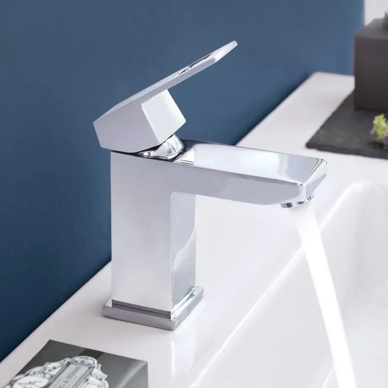 Смеситель для умывальника Grohe Eurocube S-Size, без донного клапана, хром (2313200E) Фото - 1