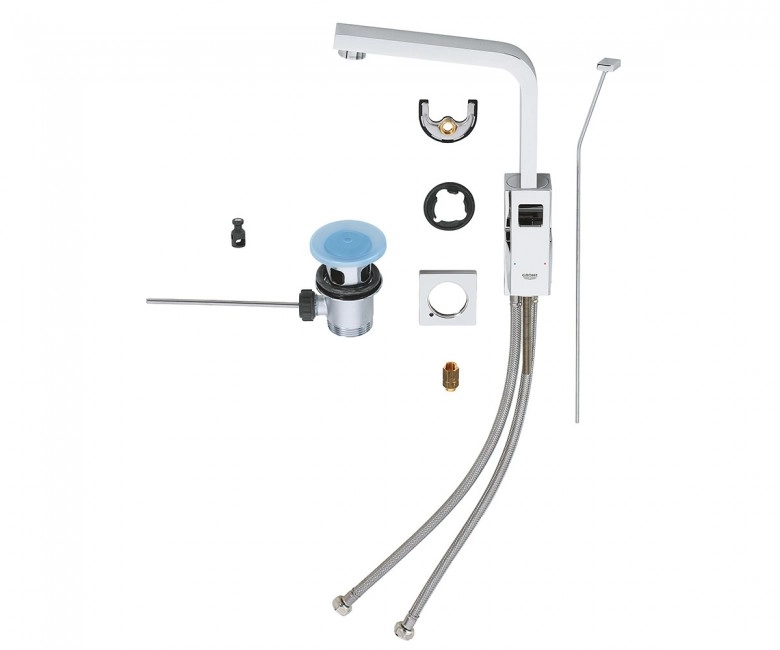 Змішувач для раковини Grohe Eurocube, одноважiльний (23135000) Фото - 3