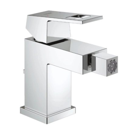 Змішувач для біде Grohe Eurocube, хром, з донним клапаном (23138000)