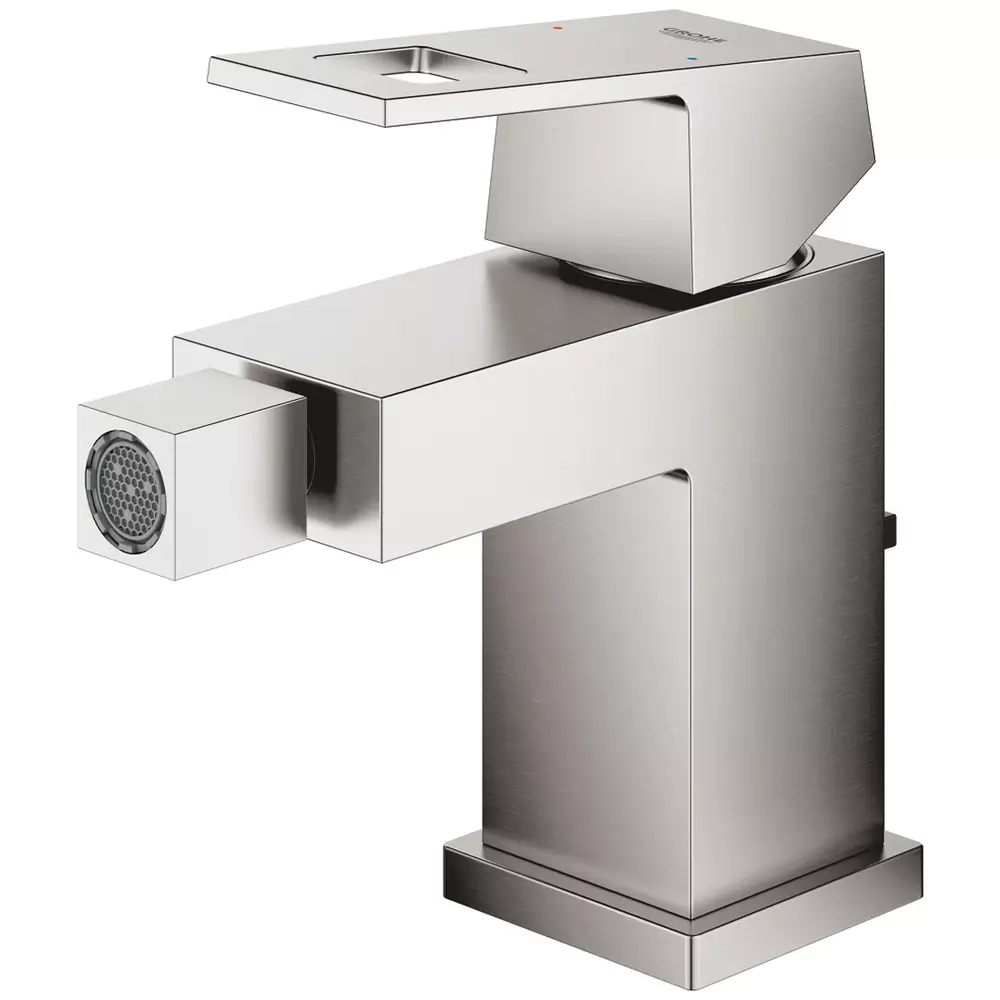 Змішувач для біде Grohe Eurocube з донним клапаном, сталь (23138DC0) Фото - 2