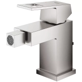 Змішувач для біде Grohe Eurocube з донним клапаном, сталь (23138DC0) Фото - 2