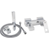 Смеситель для ванны Grohe Eurocube с душевым гарнитуром (23141000) Фото - 2