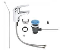 Змішувач для умивальника Grohe Euroeco S-Size, хром (23262000) Фото - 3