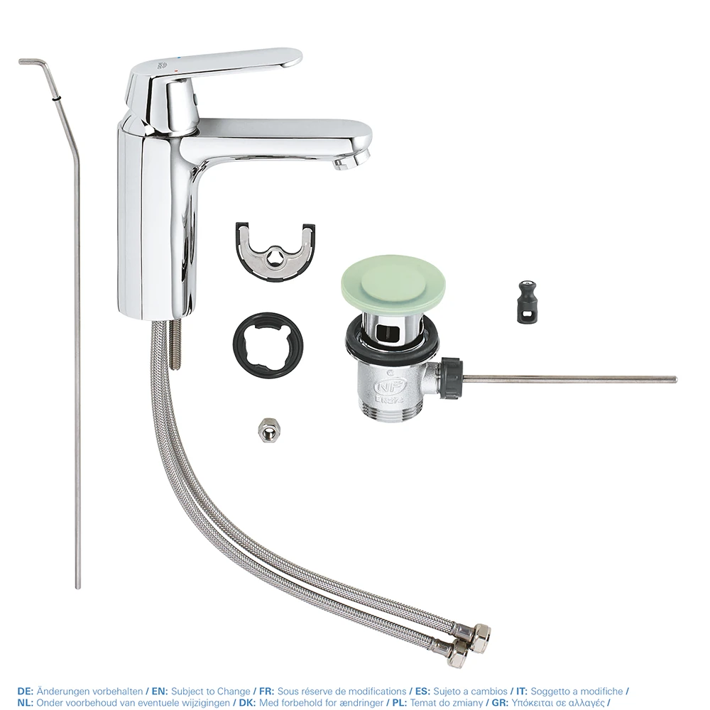 Смеситель для умывальника Grohe Eurosmart Cosmopolitan M-Size, хром (23325000) Фото - 2