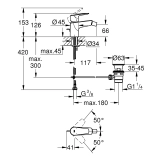 Змішувач для біде Grohe QuickFix StartEdge 23345001 Фото - 1