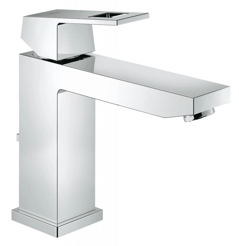 Змішувач для умивальника Grohe Eurocube M-Size, з донним клапаном, хром (23445000)