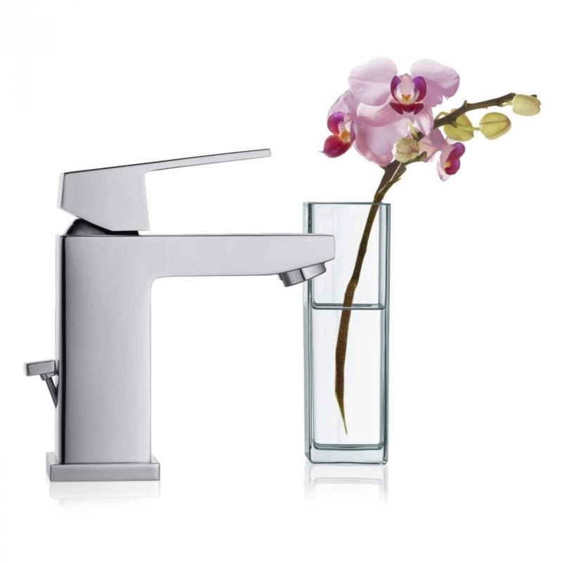 Змішувач для умивальника Grohe Eurocube M-Size, з донним клапаном, хром (23445000) Фото - 3