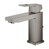 Смеситель для умывальника Grohe Eurocube M-Size, с донным клапаном, темный графит (23445AL0) Фото - 3
