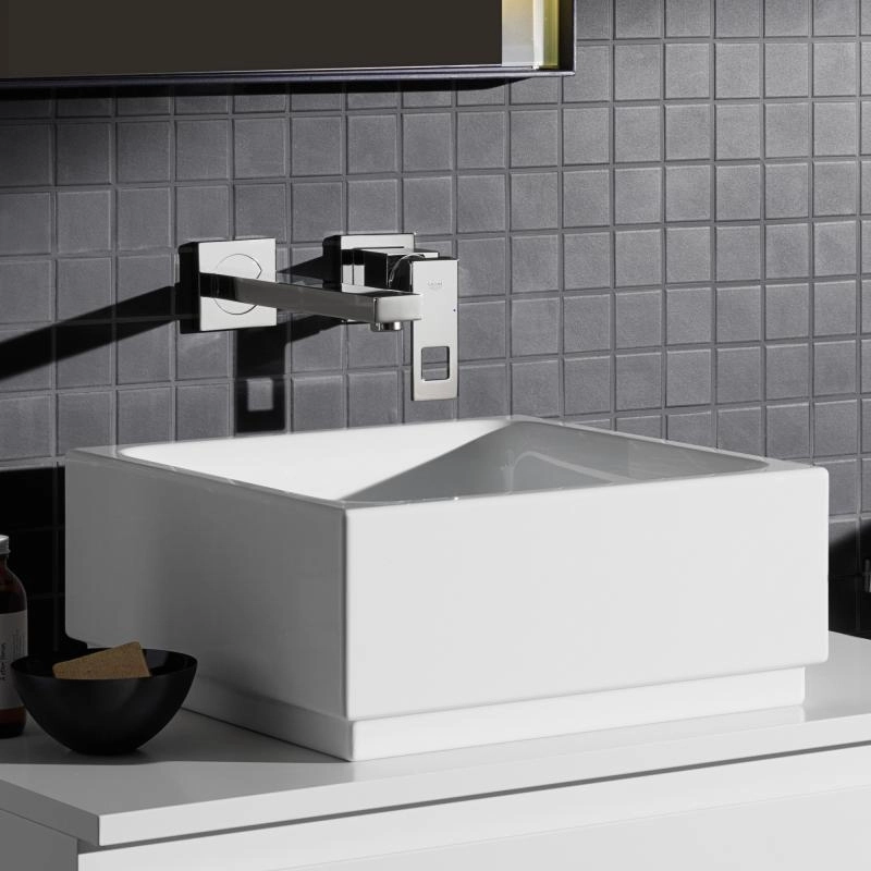 Смеситель для умывальника Grohe Eurocube M-size (23447000) Фото - 3