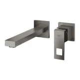 Смеситель для умывальника Grohe Eurocube M-Size наружная часть, матовый графит (23447AL0) Фото - 3