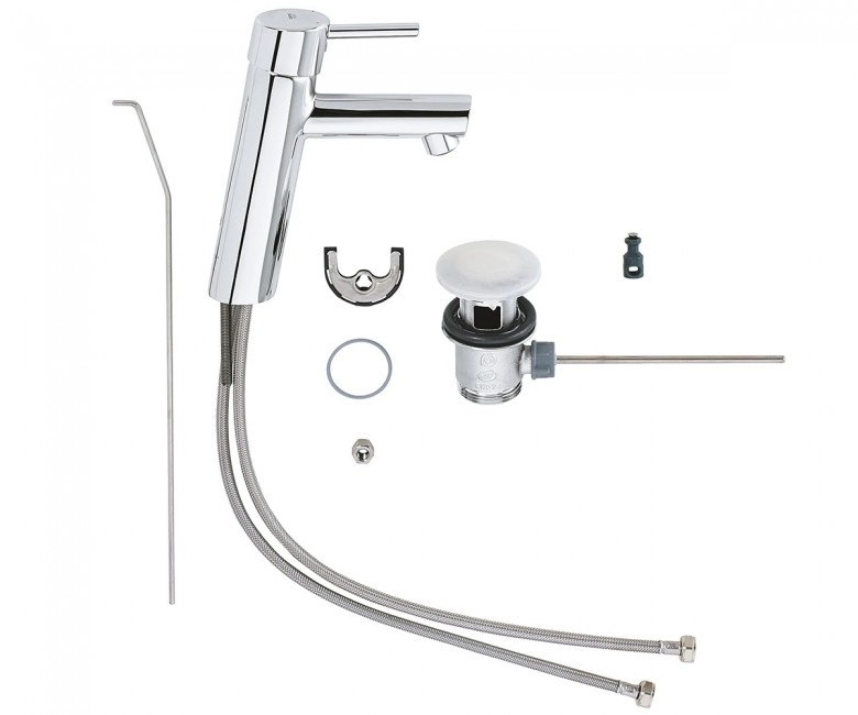 Змішувач для умивальника Grohe Concetto M-Size, хром (23450001) Фото - 4