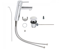 Змішувач для умивальника Grohe Concetto M-Size, хром (23450001) Фото - 4