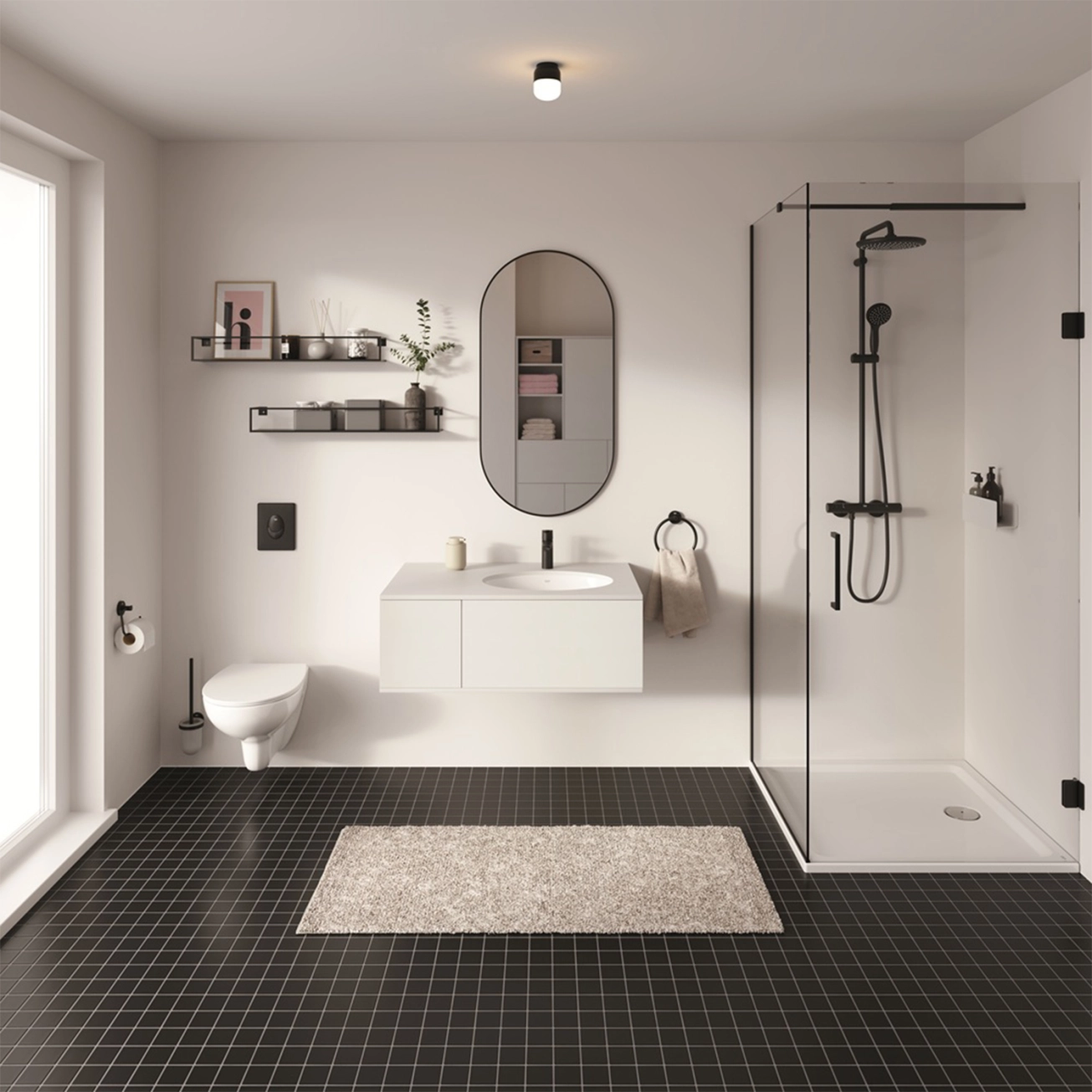 Змішувач для раковини Grohe QuickFix Start M-Size 234552432 з донним клапаном Фото - 4