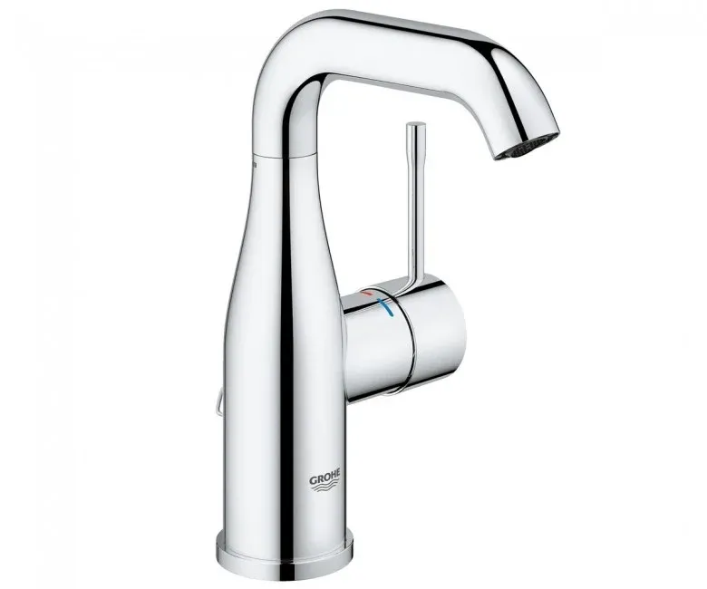 Смеситель для умывальника Grohe Essence New M-Size без донного клапана, хром (23480001)