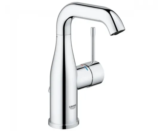 Змішувач для умивальника Grohe Essence New M-Size без донного клапана, хром (23480001)