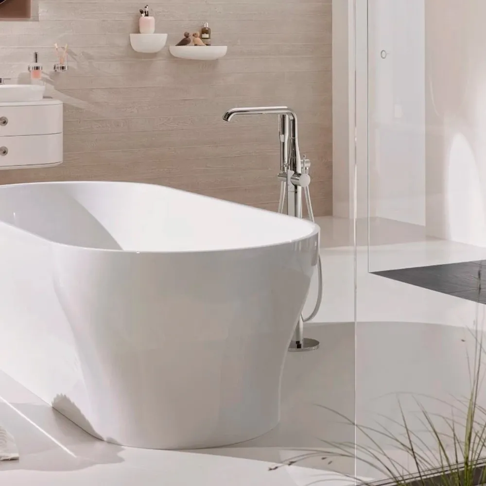 Смеситель для ванны Grohe Essence New напольного монтажа, хром (23491001) Фото - 3