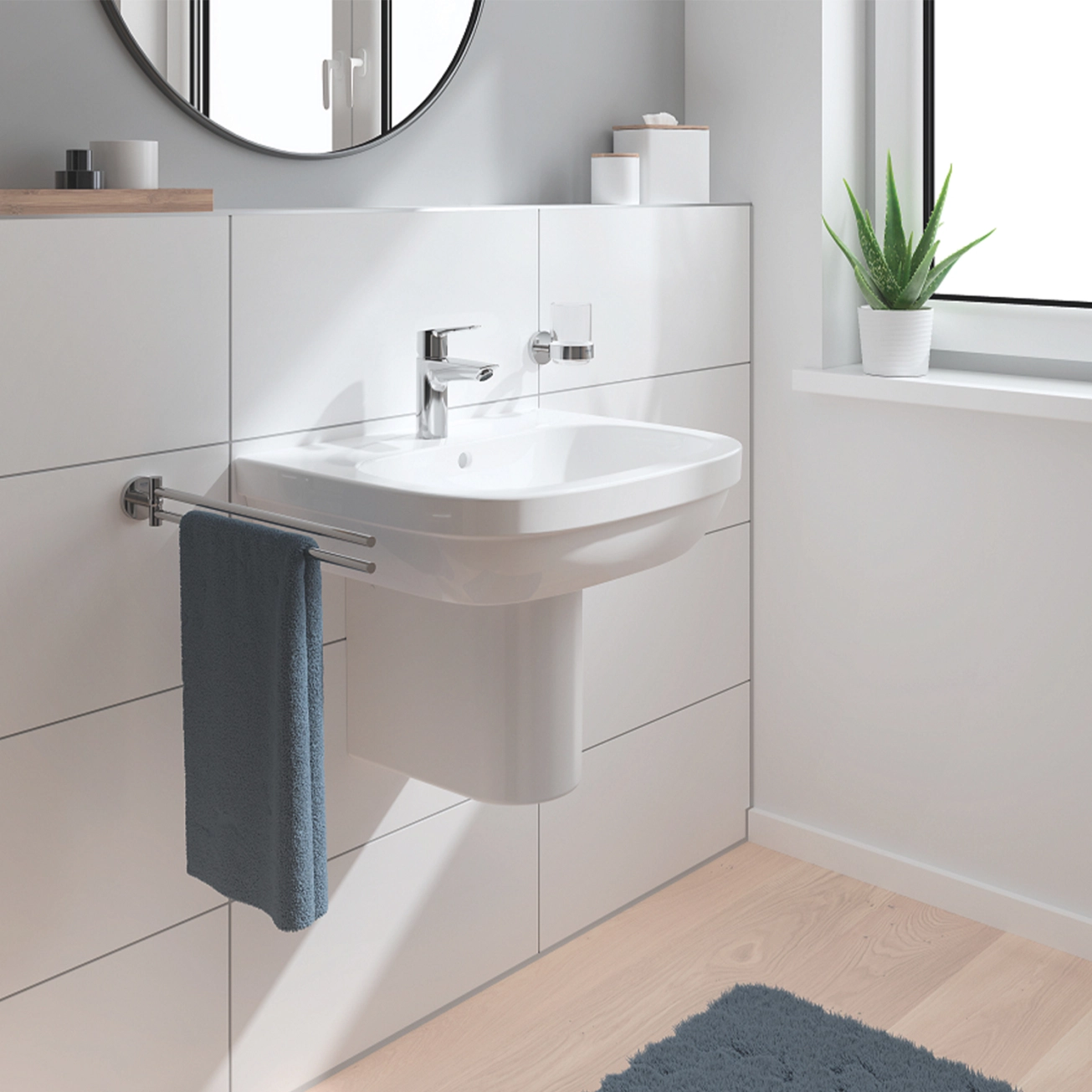 Змішувач для раковини Grohe QuickFix Start S-Size 23550002 з донним клапаном Фото - 7