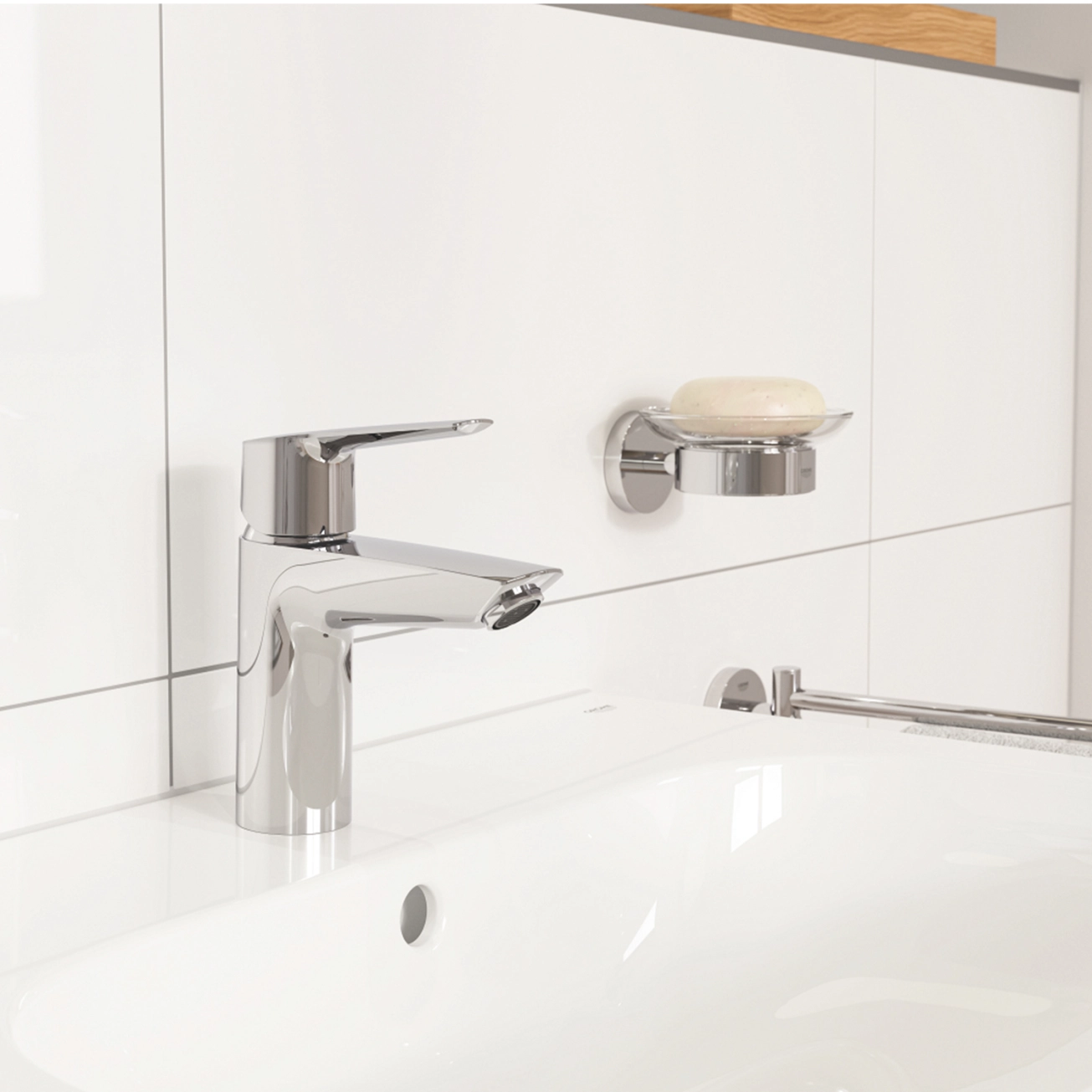 Змішувач для раковини Grohe QuickFix Start S-Size 23551002 з донним клапаном Фото - 5
