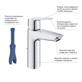 Змішувач для раковини Grohe QuickFix Start ES M-Size 23552002 з донним клапаном Фото - 5