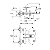 Змішувач для ванни Grohe BauLoop 23603000 Фото - 1