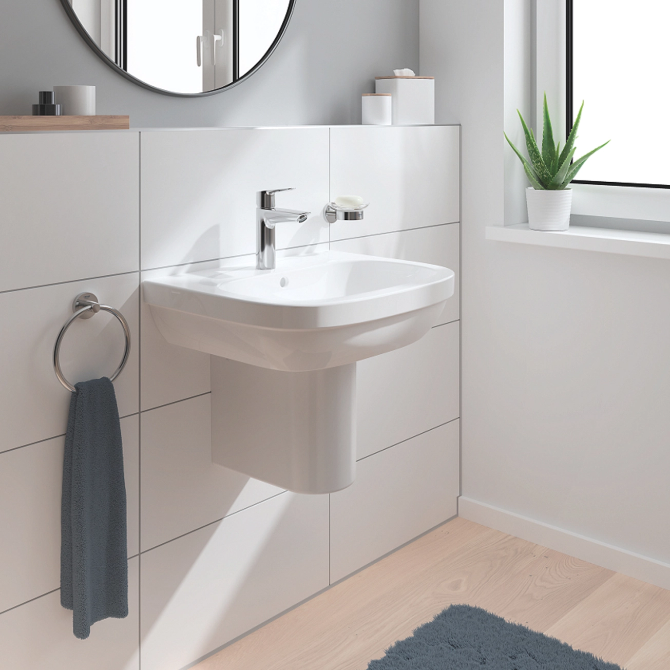 Смеситель для раковины Grohe QuickFix Start M-Size 23746002 с донным клапаном Фото - 6