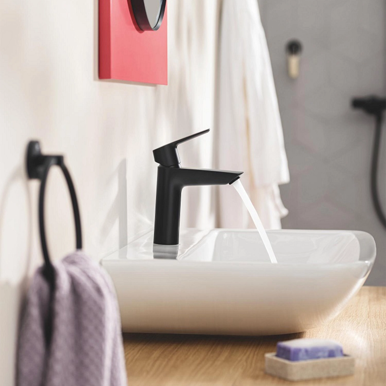 Змішувач для раковини Grohe QuickFix Start ES M-Size 237462432 з донним клапаном Фото - 7