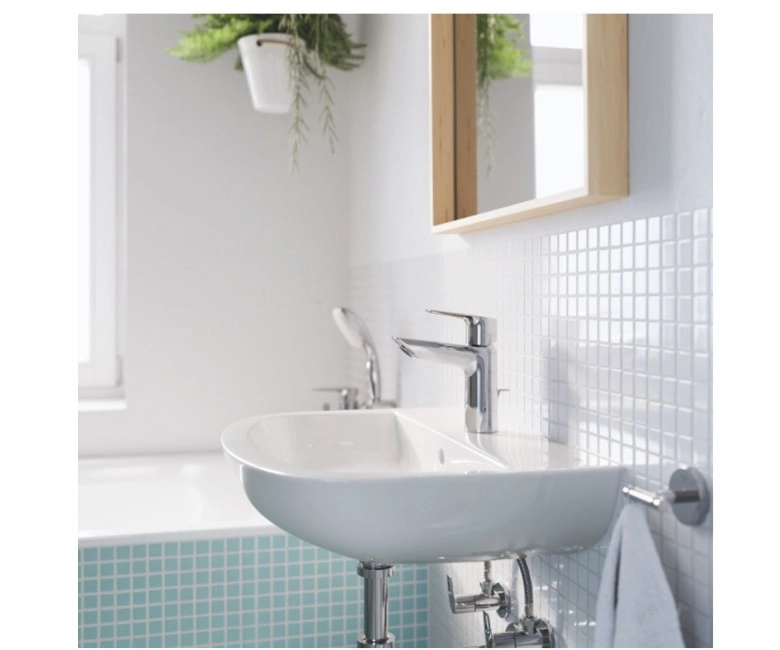 Смеситель для умывальника Grohe BauLoop New M-Size с донным клапаном, хром, замена арт. 23762000 (23762001) Фото - 2