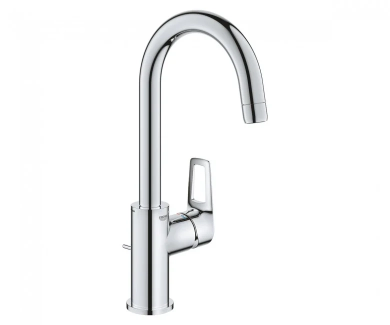 Смеситель для умывальника высокий Grohe BauLoop New L-Size, хром (23763001)
