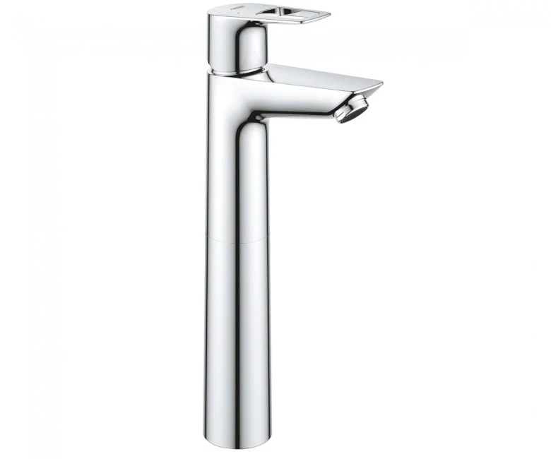 Смеситель для умывальника высокий Grohe BauLoop New XL-Size без донного клапана, хром (23764001)