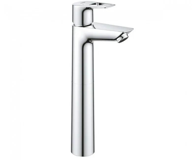 Змішувач для умивальника високий Grohe BauLoop New XL-Size без донного клапана, хром (23764001)