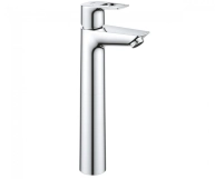Смеситель для умывальника высокий Grohe BauLoop New XL-Size без донного клапана, хром (23764001)