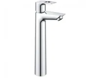 Змішувач для умивальника високий Grohe BauLoop New XL-Size без донного клапана, хром (23764001)